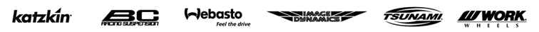 Katzkin, BC Racing Suspension, Webasto, Image Dynamics, Tsunami, Work Wheels 