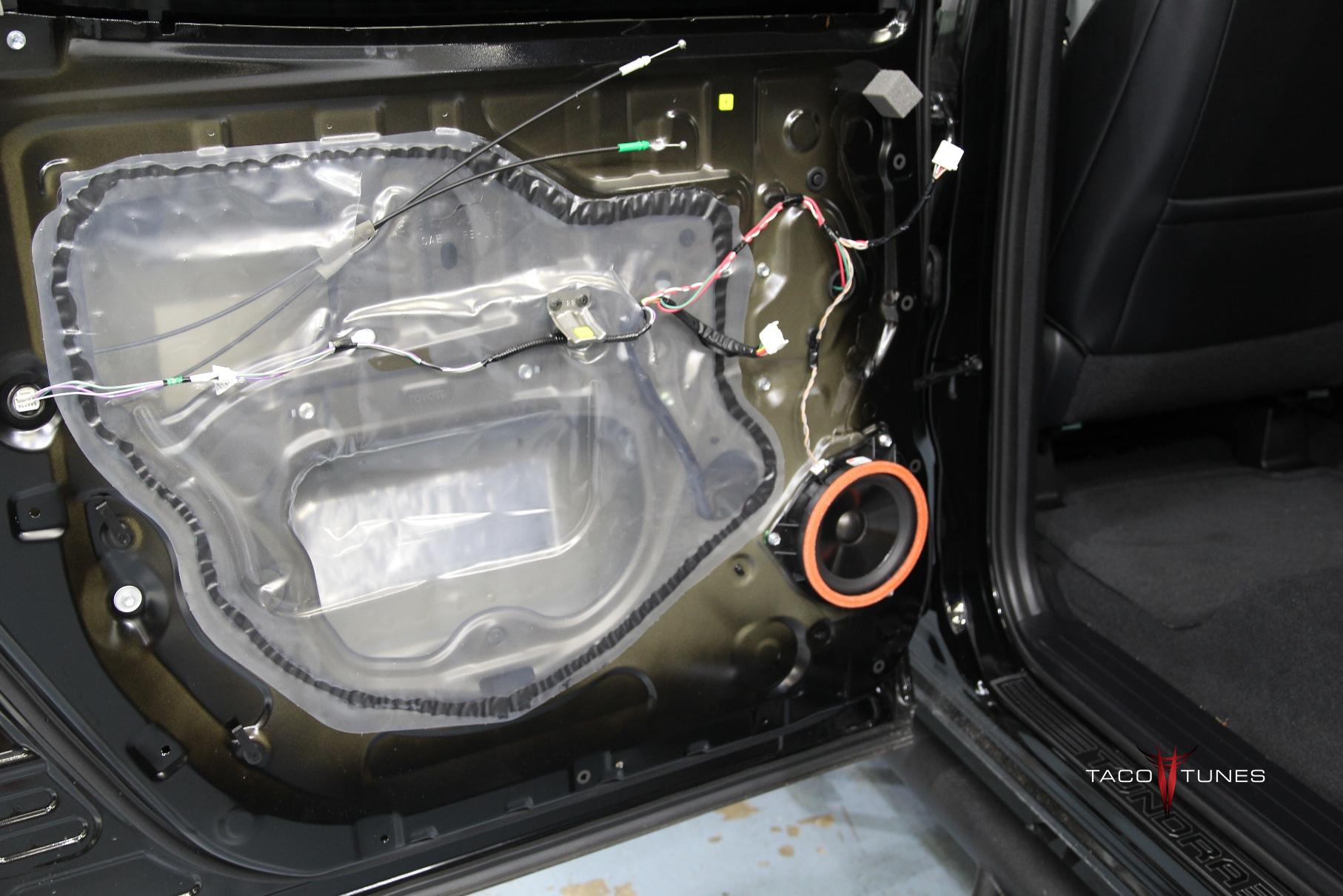 Toyota Tundra CrewMax Rear Door Speaker JBL - Taco Tunes - Toyota Audio