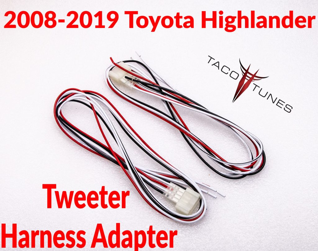 2008 2019 Toyota Highlander Tweeter Wire Harness Adapters