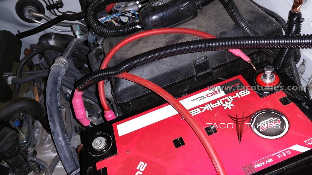 How to install upgrade select battery in Toyota Tundra E (41) - Taco