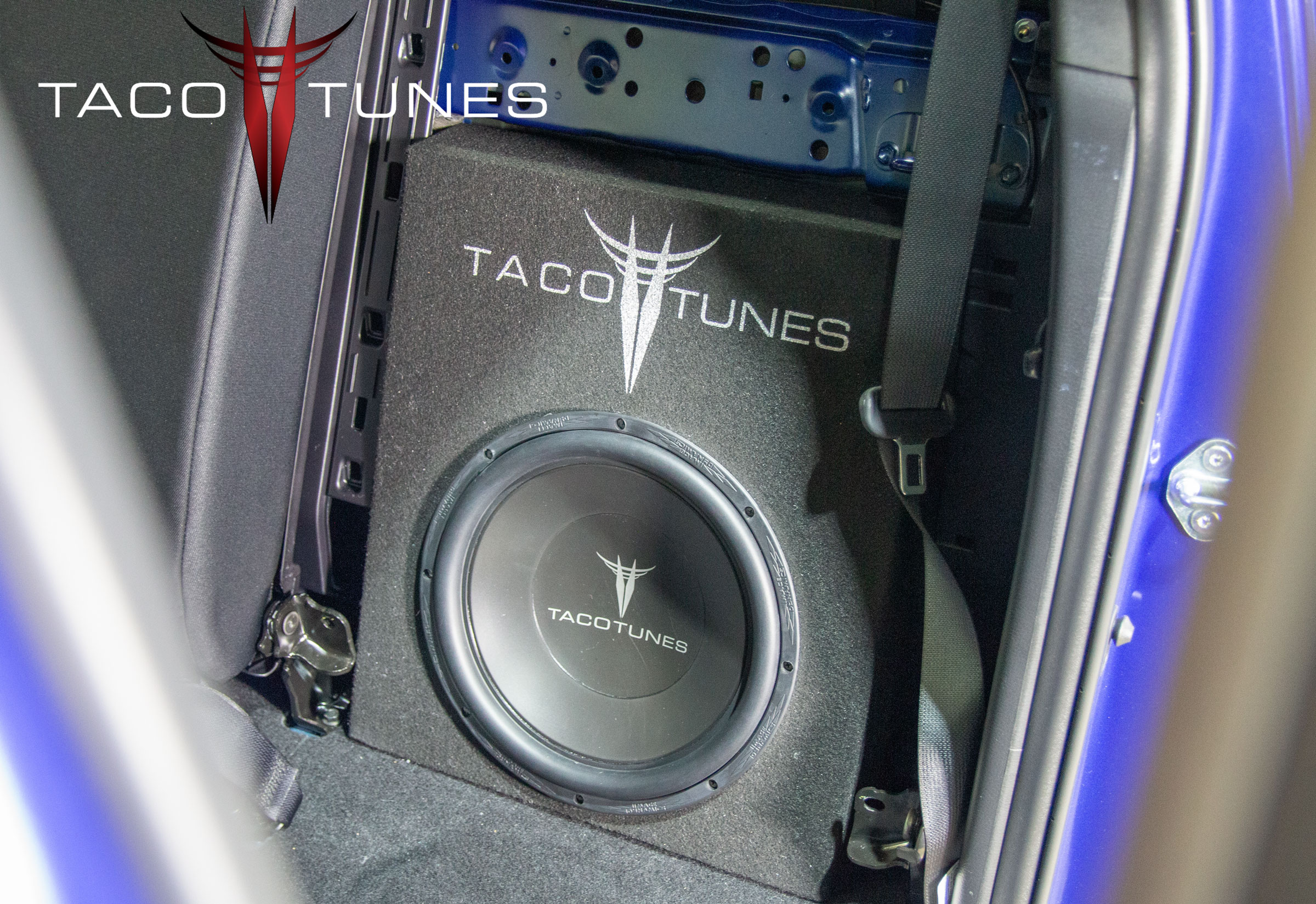 2005-2023 Toyota Tacoma Double Cab 10 Inch Subwoofer Box Enclosure - Image 7