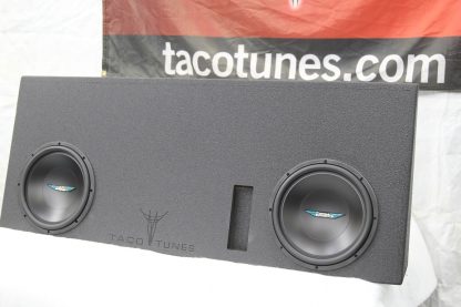 Toyota Tundra CrewMax Ported 12 inch subwoofer box tacotunes