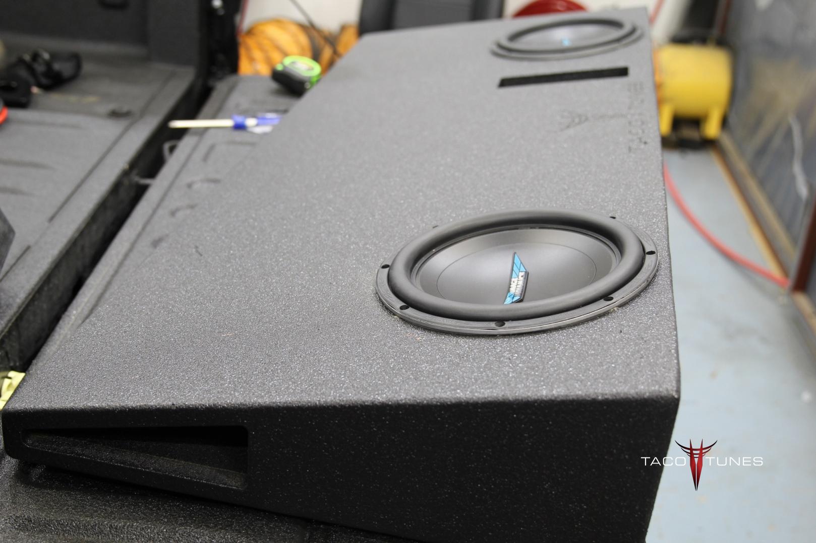 Toyota Tundra CrewMax Platinum Subwoofer Box Ported 10 4 Taco Tunes