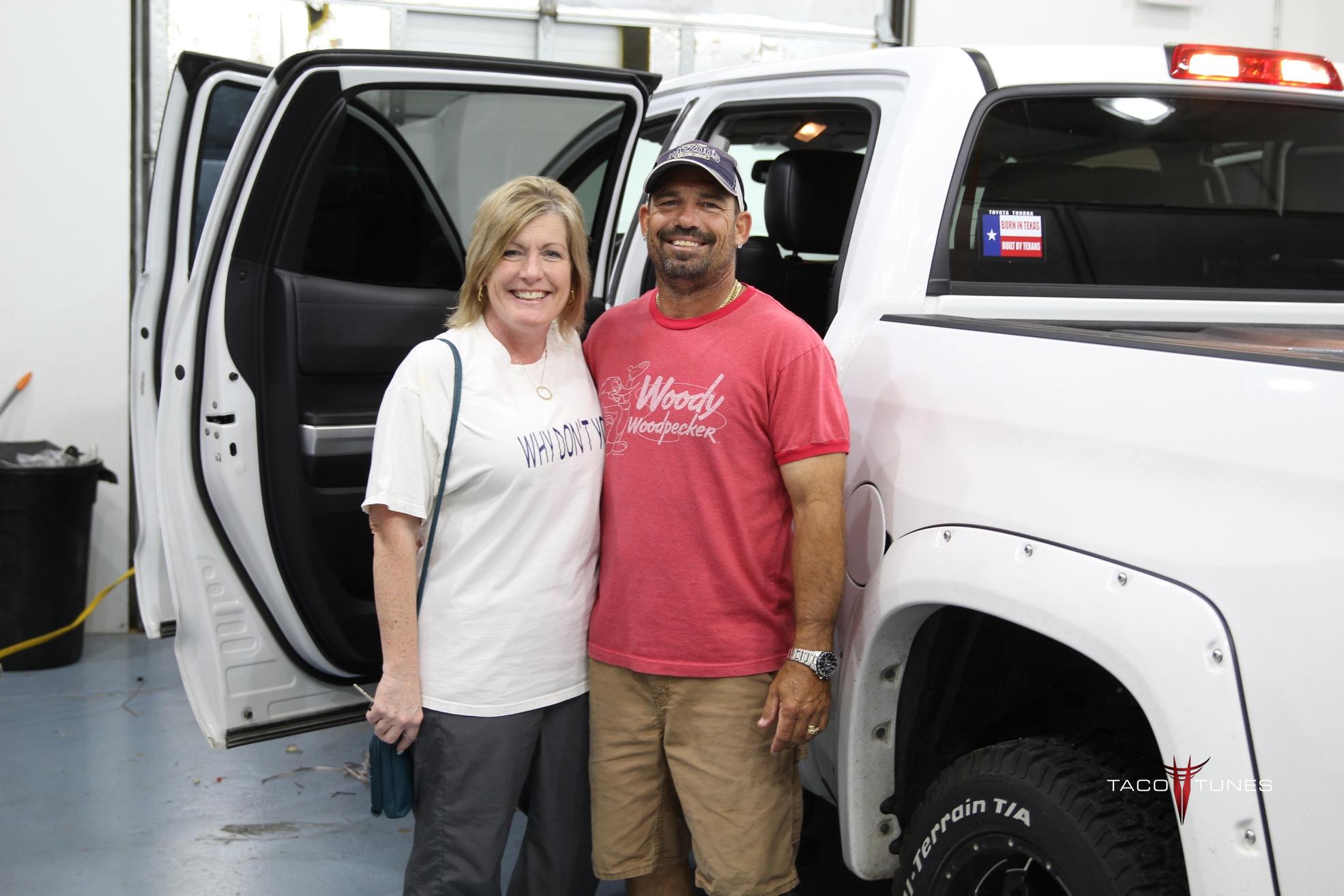 Steve's Toyota Tundra CrewMax tacotunes plug and play audio system