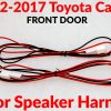 2002-2017 TOYOTA Camry FRONT door COMPONENT speaker harness