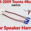 2003-2009 Toyota 4Runner Aftermarket Speaker Harness Adapters (Pair) HATCH - Image 2