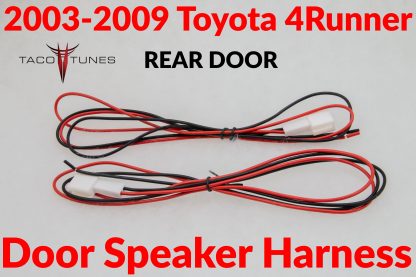 2003-2009 TOYOTA 4runner rear door COMPONENT speaker harness