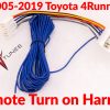 2005-2019 toyota 4runner remote turn on harness
