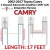 2002-2017+-toyota-CAMRY-Plug-and-play-amplifier-and-sound-processor-harness