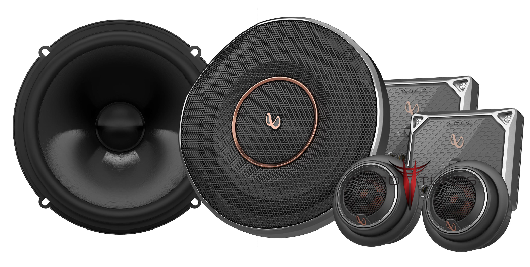 Infinity Reference REF-6520cx Component Speakers Toyota Tacoma