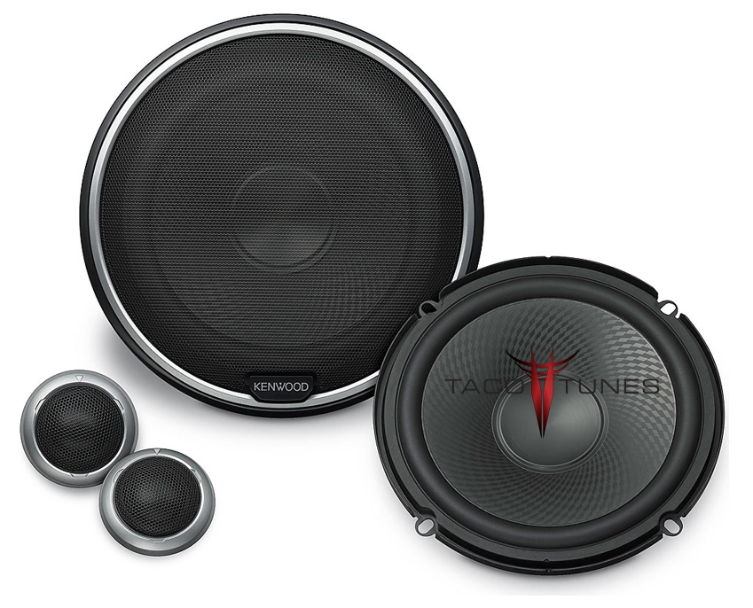 Kenwood KFC-P709PS Component Speakers Toyota Camry