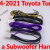 2014-2021 tundra add a subwoofer to factory stereo harness