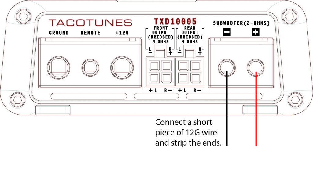 How to tune TXD10005 5 Channel Amplifier 