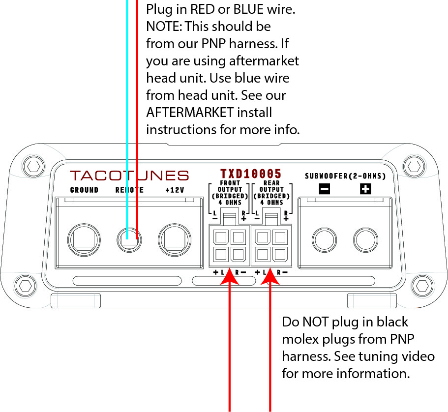 How to Tune 5 channel Amplifier TXD10005