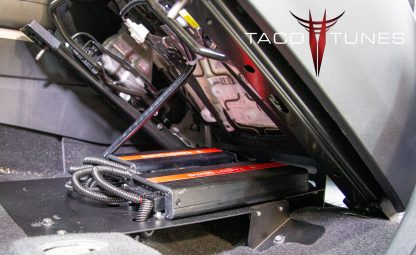 2022 Toyota Tundra Plug and Play Amplifiers laser cut amp rack