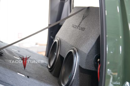 2022 Toyota Tundra Subwoofer box with dual 10 inch subwoofers