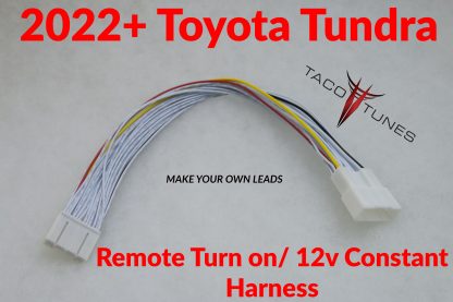 2022+ Toyota Tundra remote turn on 12V constant harness