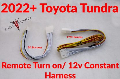 2022+ Toyota Tundra remote turn on harness