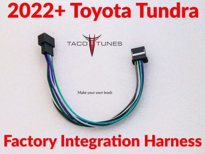 2022+ toyota TUNDRA plug and play factory integration harness -