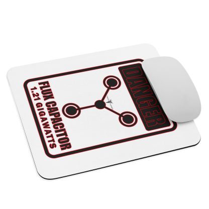 DANGER: Flux capacitor - white mouse pad