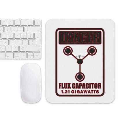 DANGER: Flux capacitor - white mouse pad