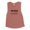 Not bossy, Just aggressively helpful Ladies’ Muscle Tank - Image 4