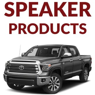 2007-2021 Tundra Crewmax Double Cab Speaker Packages & Speaker Installation Adapters