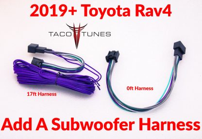 2019+ Rav4 add a subwoofer harness
