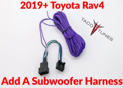 2019+ Rav4 add a subwoofer plug and play harness