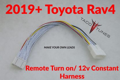 2019+ toyota rav4 remote turn on 12v constant harness