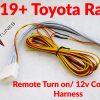 2019+ toyota rav4 remote turn on harness