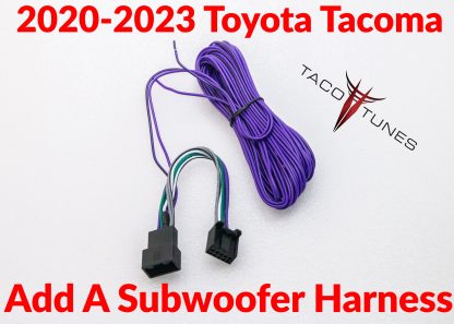 2020-2023-toyota-tacoma-add-a-subwoofer-plug-and-play-wiring-harness