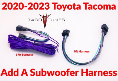2020-2023 -toyota-tacoma-add-a-subwoofer-plug-and-playharness