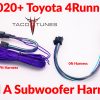 2020+-4runner-add-a-subwoofer plug and play -harness