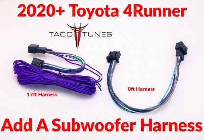 2020+-4runner-add-a-subwoofer plug and play -harness