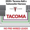 2020+-TOYOTA-tacoma--add-a-subwoofer-harness-plug-and-play