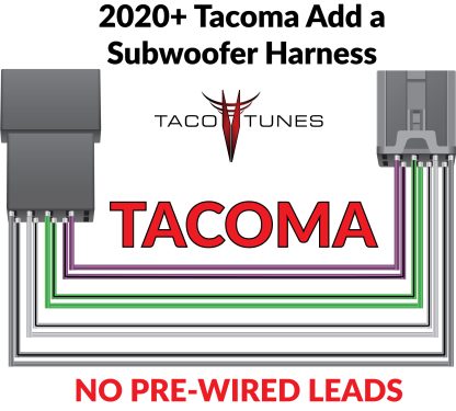 2020+-TOYOTA-tacoma--add-a-subwoofer-harness-plug-and-play