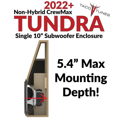 2022 Toyota Tundra Subwoofer Box