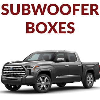 2022+ Toyota Tundra Subwoofer Box Enclosure Solutions