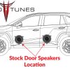 Toyota RAV4 Stock Door Speaker Harness Location