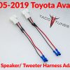 2005-2019 toyota AVALON TWEETER wirirng harness adapter