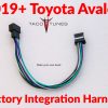 2005-2019 toyota avalon add a sub harness adapter