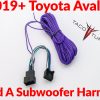 2005-2019 toyota avalon add a subwoofer harness