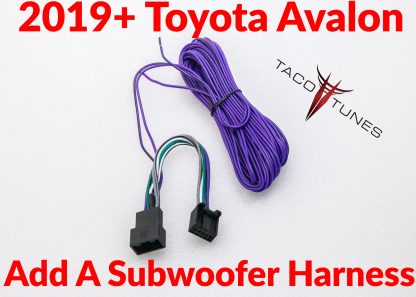 2005-2019 toyota avalon add a subwoofer harness