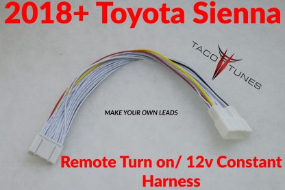 2018+ sienna remote turn on 12V constant harness