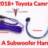 2018+ toyota Camry plug and play add a sub harness - Copy (2)