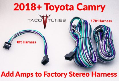 2018+ toyota Camry plug and play factory integration amp sound processor harness -