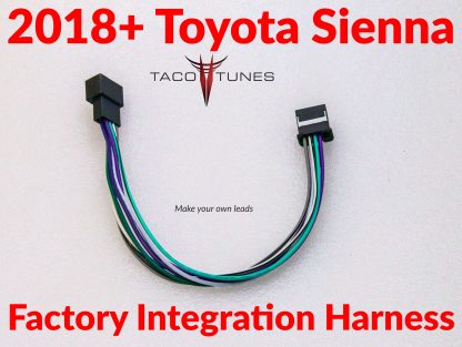 2018+ toyota SIENNA plug and play factory integration r harness