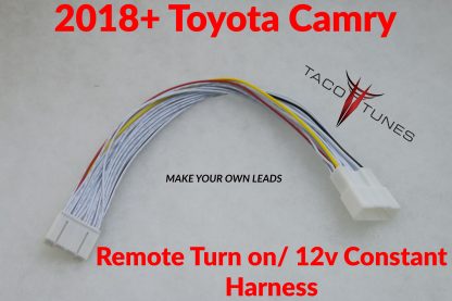 2018+ toyota camry remote turn on 12V constant harness