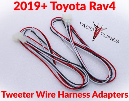 2019+ Rav4 tweeter and dash speaker wirirng harness adapter